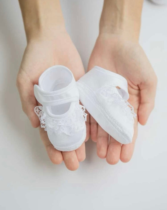 1pair Fashionable & Minimalist Baby Christening Boots 0-4Months