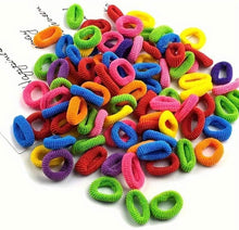 100pcs Rainbow Multi Colors Girls Hair Band