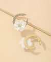 Flower Decor Stud Earrings