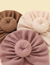 3pcs Baby Solid Hat Set