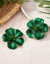 1pair Fashionable & Floral Design Ear Studs For Women