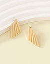 1pair Metallic Minimalist Bohemian Style Fringe Threader Earrings