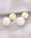Faux Pearl Decor Drop Earrings