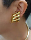 1pair Geometric Irregular Stud Earrings