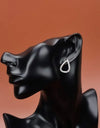 Rhinestone Water-drop Earrings