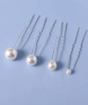 18pcs Faux Pearl Decor Bridal Elegant Hair Pin Boho Tiaras