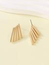 1pair Metallic Minimalist Bohemian Style Fringe Threader Earrings