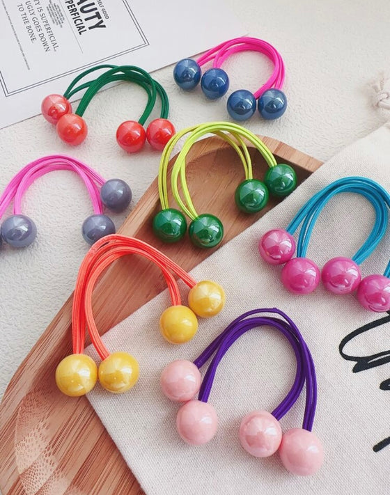 14pcs Colorful Hair Ties And Hairbands Set For Girls' Everyday Use