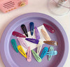 50pcs Cute Random Colorful Mini Hair Clips, Metal Hair Clips For Fine Hair For Girls