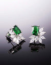 1 Pair Gorgeous Cubic Zirconia Stud Earrings