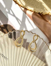 1pair European & American Style Simple Fashionable Teardrop Earrings