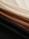 Women's One Shoulder Ribbed Tank Top For Summer