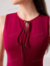 Women's Solid Color Simple Daily Sleeveless Dress