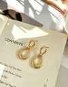 1pair European & American Style Simple Fashionable Teardrop Earrings