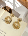 1pair European & American Style All-Match Dangle Earrings