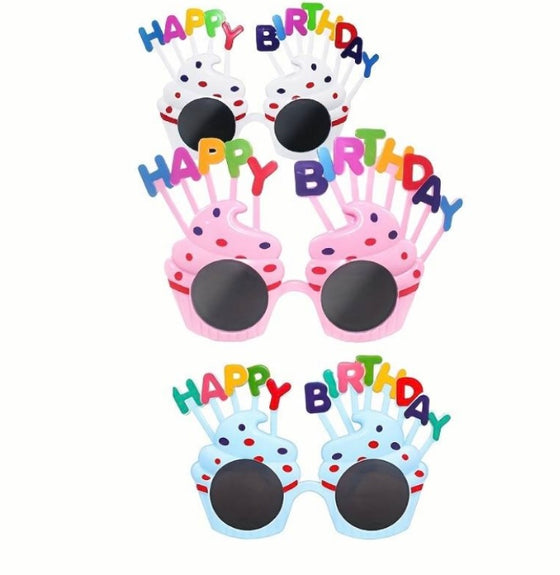 3pcs Birthday Funny Glasses
