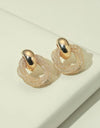 Rhinestone Decor Earrings