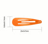 50pcs Cute Random Colorful Mini Hair Clips, Metal Hair Clips For Fine Hair For Girls