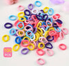 100pcs Colorful Hair Tie Ponytail Holders Set