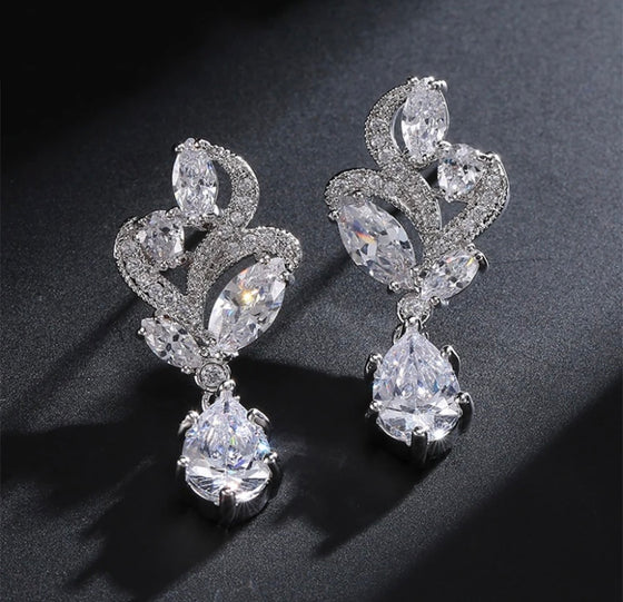 Minimalist Earrings Wedding Accessories Zircon Stud Earring Women Jewelry