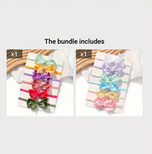  2 sets 6pcs Newborn Bow Headband Decorative Hair Accessories