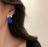 Bowknot & Faux Pearl Decor Earrings For Women