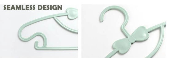 10pcs Green Home Essential Kids Clothes Hanger Racks Portable Plastic Display Hangers Windproof Children Coats Hanger Baby Clothing Organizer