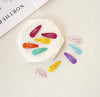 50pcs Cute Random Colorful Mini Hair Clips, Metal Hair Clips For Fine Hair For Girls