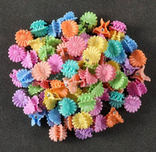  50pcs Girls' Cute Miniature Daisy Hair Clips, Colorful & Anti-Slip Hair Accessories Perfect For Daily Use