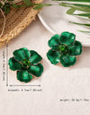 1pair Fashionable & Floral Design Ear Studs For Women
