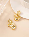 1pair Geometric Teardrop Design Vintage Statement Earrings