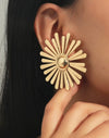 Flower Shaped Stud Earrings