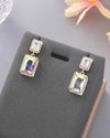 A Pair Of French Luxury Micro-Paved Earrings For Women