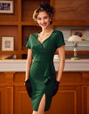 Vintage Elegant Women's Bodycon Pencil Dress