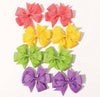 30pcs Random Color Bow Hair Clip Simple Holiday Small Ponytail Clip Baby Girls Hair Accessories, Ideal choice for Gifts