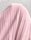 Solid Pleated Hem Dress