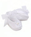 0-1 Year Baby Girls' White Christening Shoes, Princess Soft Bottom Walking Shoes