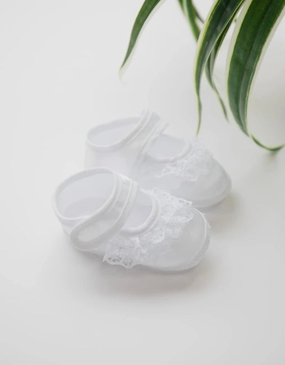 1pair Fashionable & Minimalist Baby Christening Boots 0-4Months
