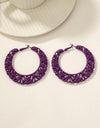 Hollow Out Hoop Earrings