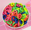 100pcs Elastic Colorful Hair Tie Sets, Cute Hair Accessories For Girls, Ideal choice for Gifts