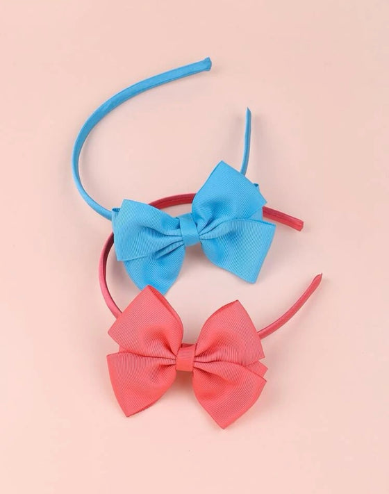 6pcs Toddler Girls Bow Knot Hair Hoop