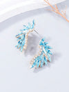 1pair Sparkling Rhinestone Earrings