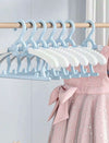 25pcs Blue Expandable Baby/Toddler Clothes Hanger, Retractable Infant Laundry Drying Rack