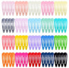 30pcs Random Color Bow Hair Clip Simple Holiday Small Ponytail Clip Baby Girls Hair Accessories, Ideal choice for Gifts