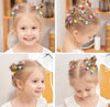 100pcs Girls Cute Star Heart Crown Rabbit Flowers Hair Clip, Lovely Hair Claw, Hair Accessories Set