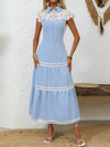 Women's Summer Multiple Layers Long Lace Patchwork Dress