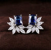 1 Pair Gorgeous Cubic Zirconia Stud Earrings For Women