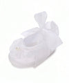 0-1 Year Baby Girls' White Christening Shoes, Princess Soft Bottom Walking Shoes
