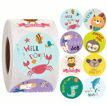  500pcs Cute Little Animal Cartoon Reward Stickers