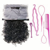 1505 Set Mini Vibrant Hair Ties and Random Colour Styling Tools